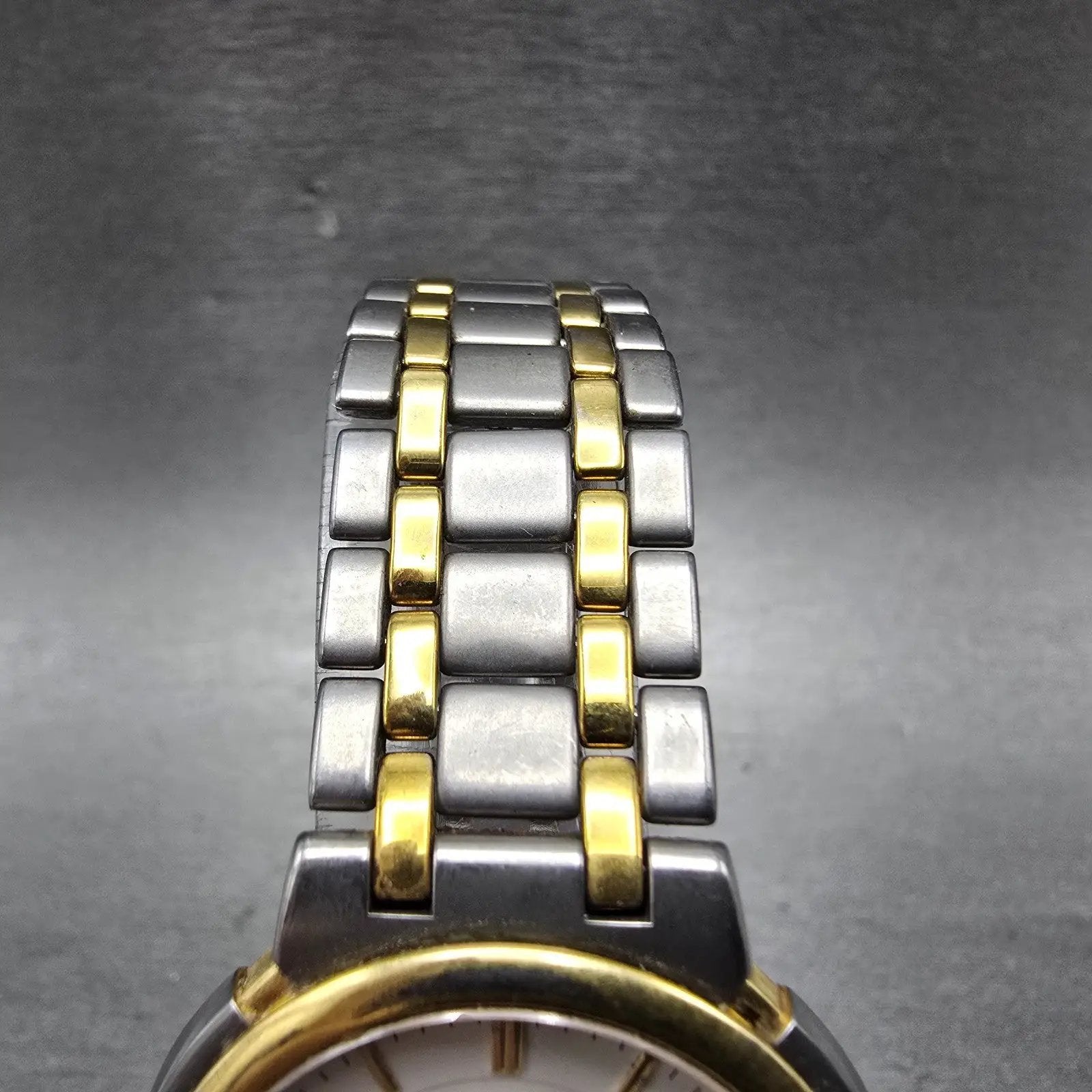 Seiko Dolce Watch Men 33mm White Dial Two Tone Titanium 8N41-6090 New Battery5