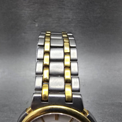 Seiko Dolce Watch Men 33mm White Dial Two Tone Titanium 8N41-6090 New Battery5