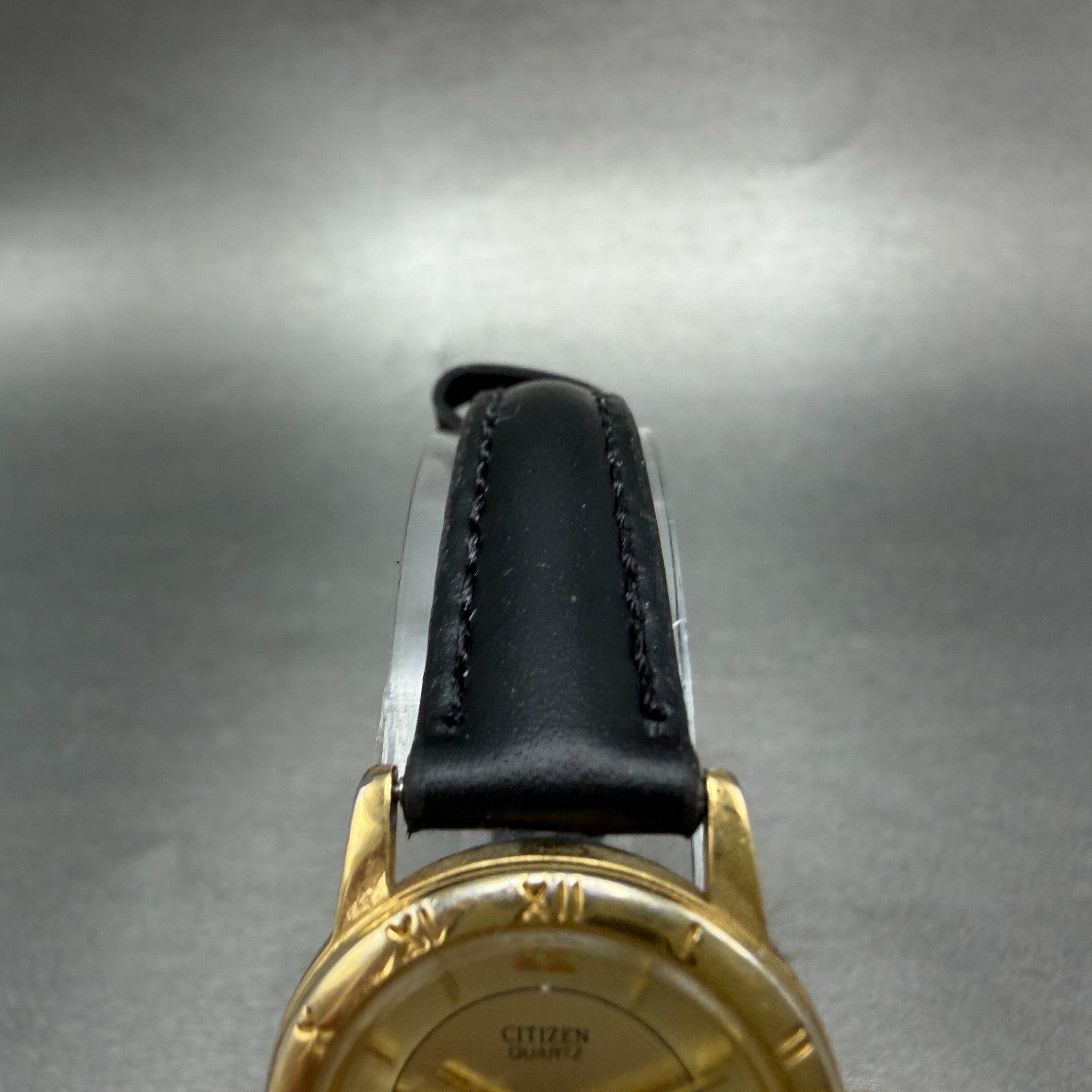 Citizen Watch Women 24mm Champagne Dial Gold Tone Date 6010-K06878 New Battery4