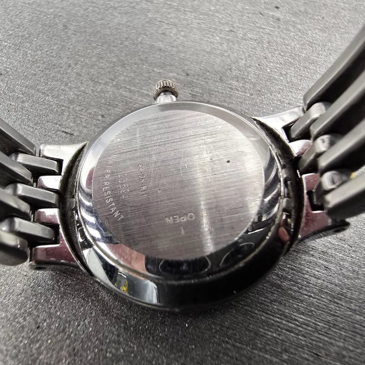 Movado Esperanza Watch Women 23mm Black Dial Two Tone 84.25.811 New Battery11