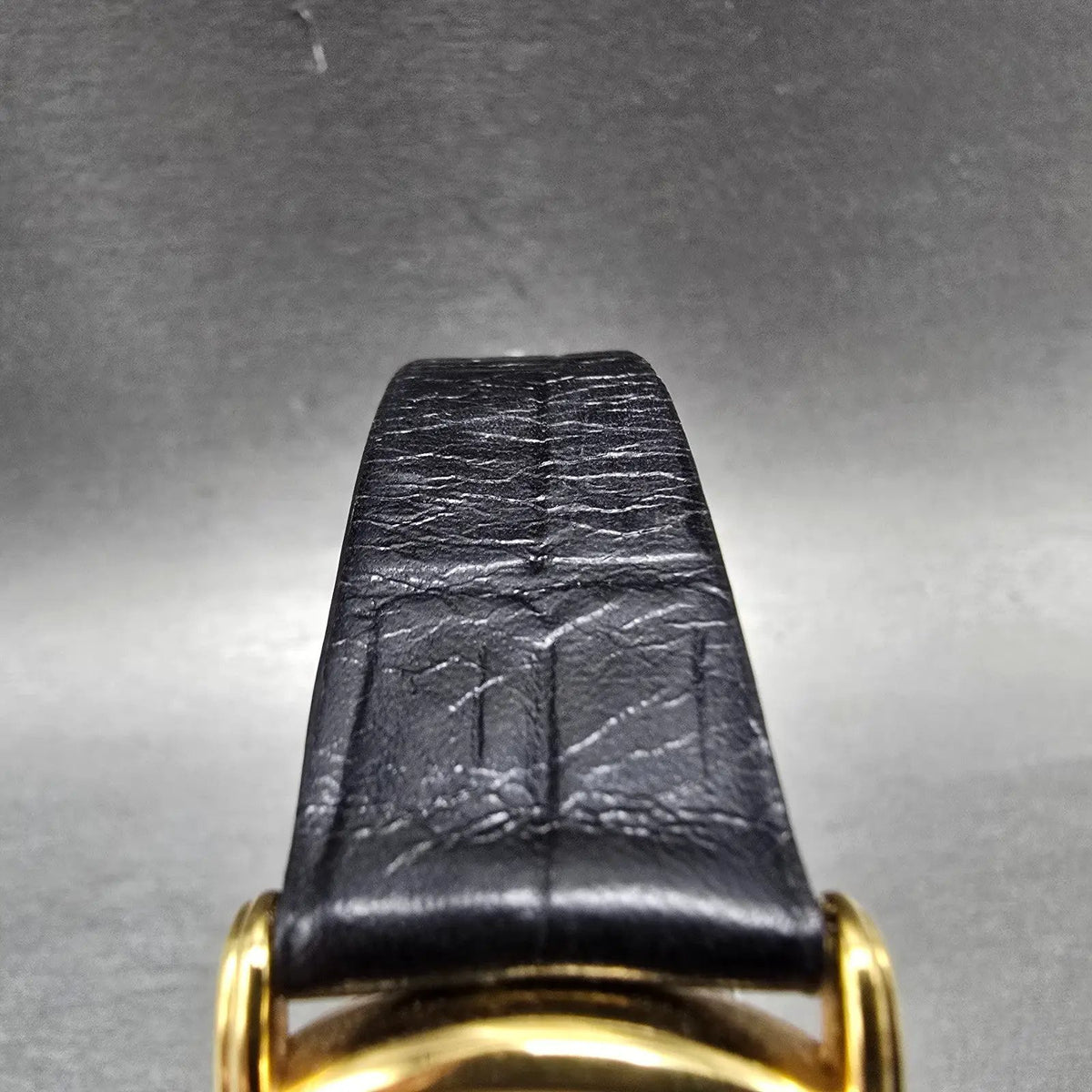 Bulova Watch Men 34mm White Dial Gold Date Round 97B13 Leather New Battery4