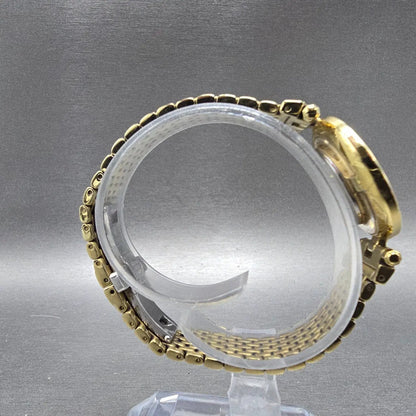 Citizen Eco-Drive Stiletto Watch Women 28mm MOP Dial Gold Round EG3082-50D Runs8