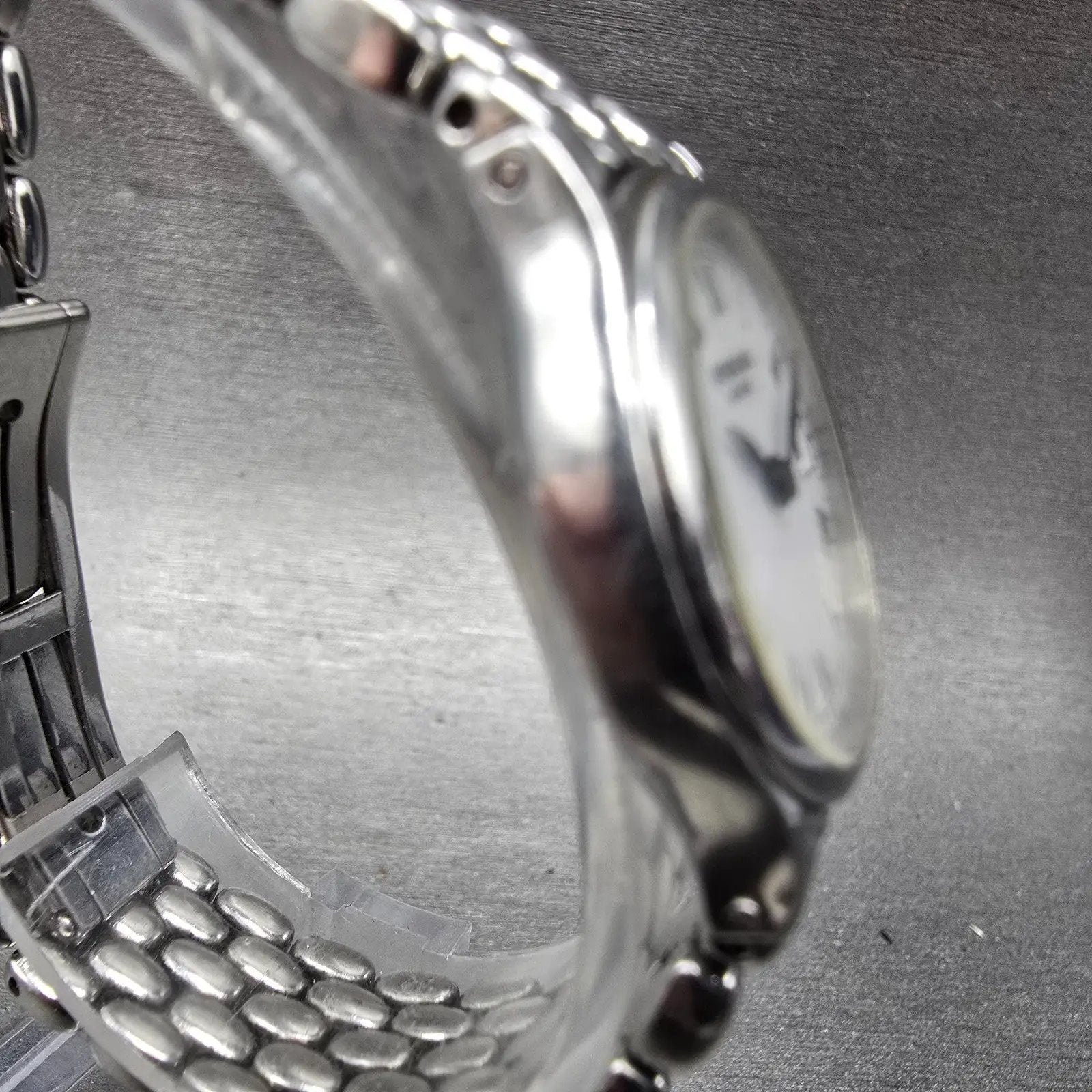 Raymond Weil Watch Women 24mm White Dial Silver Tone Date 5377 New Battery3