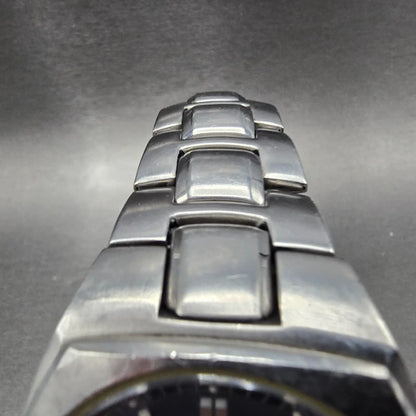 Fossil Blue Watch Men 39mm Blue Dial Silver Tone Round AM-3604 New Battery4
