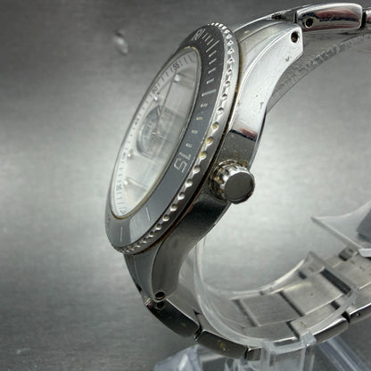 Fossil Stella Watch Women 38mm MOP Dial Steel Daydate ES3098 Round New battery2