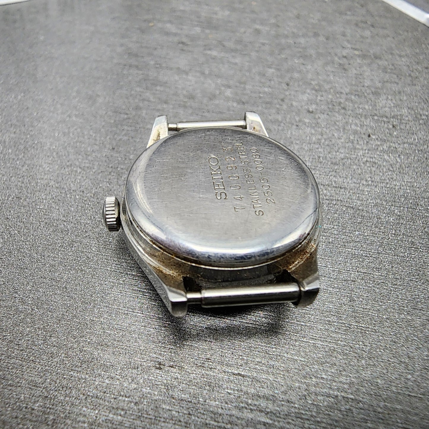 Seiko Seikomatic Lady Watch Women 22mm Silver Dial Steel Date Round Runs8