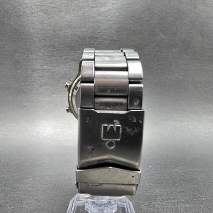 Timex Ironman Triathlon Watch Men 40mm Steel Alarm Chronograph Round New Battery7