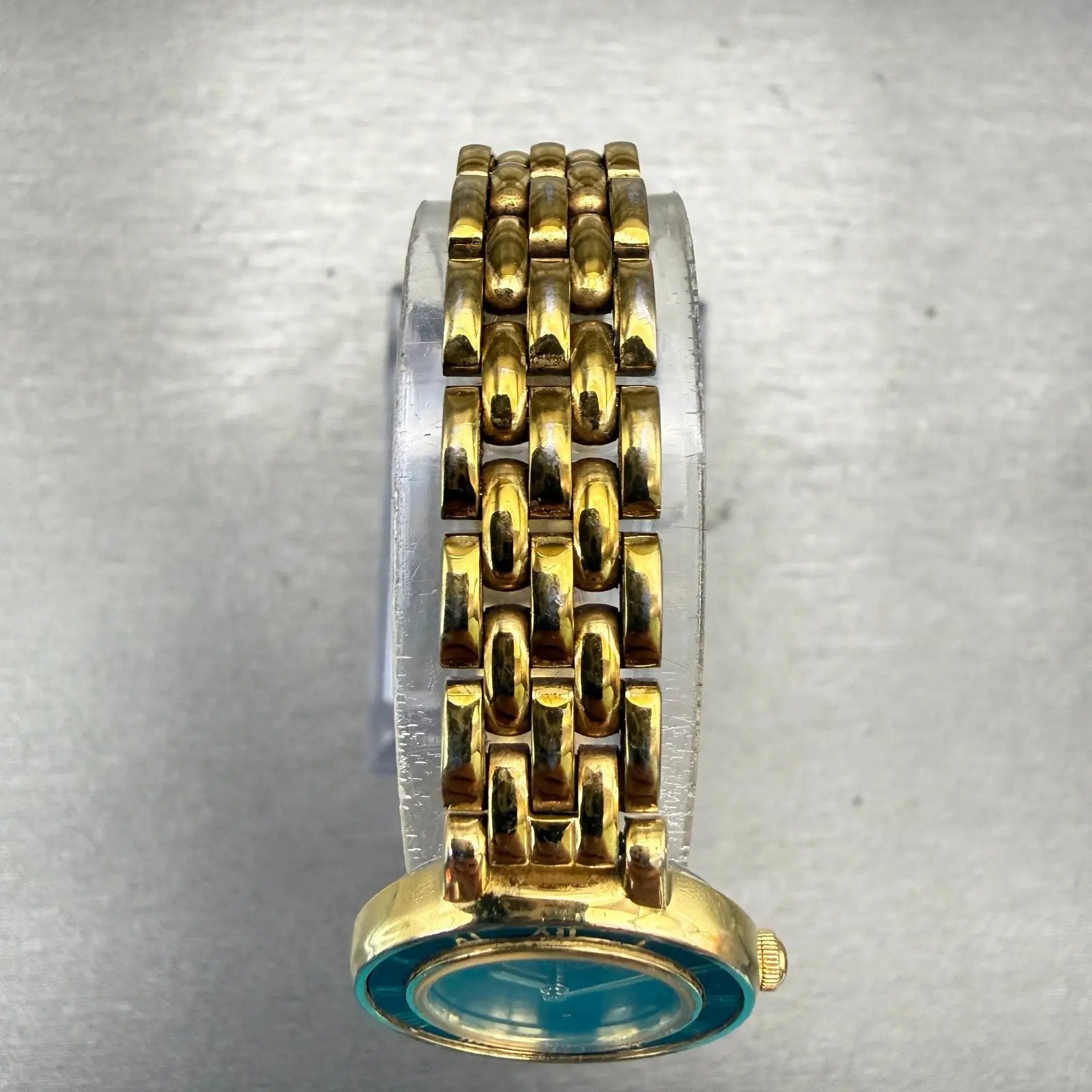 Seiko Watch Women 21mm Black Dial Two Tone Round 1N00-0D29 New Battery Vintage4