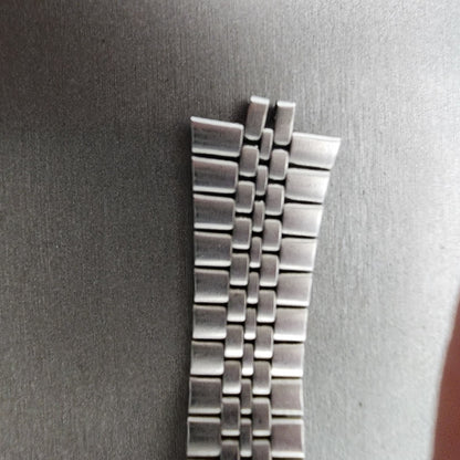 VTG Seiko Watch Bracelet 20mm Stainless Steel 5 Link Tri Folding Clasp no endlin1
