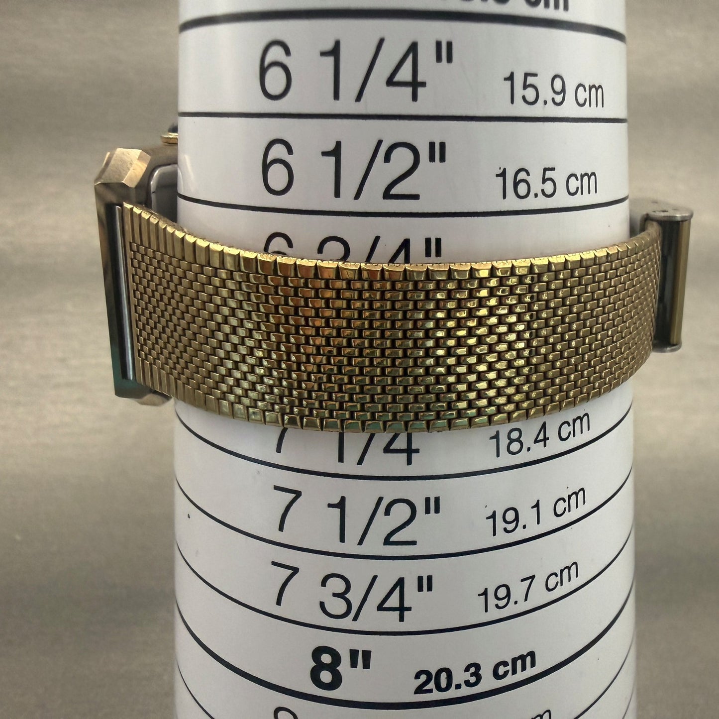 Seiko Dolce Watch Men 29mm Gold Dial Gold Tone Rectangle 5931-5490 New Battery9