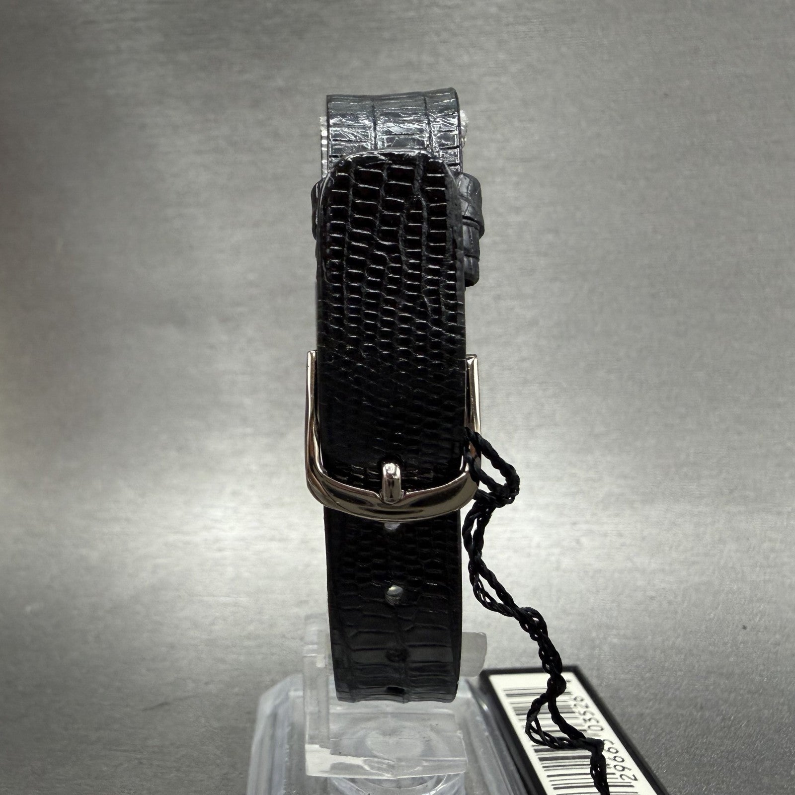 Seiko Tank Watch Women 18mm MOP Dial Black Tone Rectangle 1N005C89 NOS Runs Box7