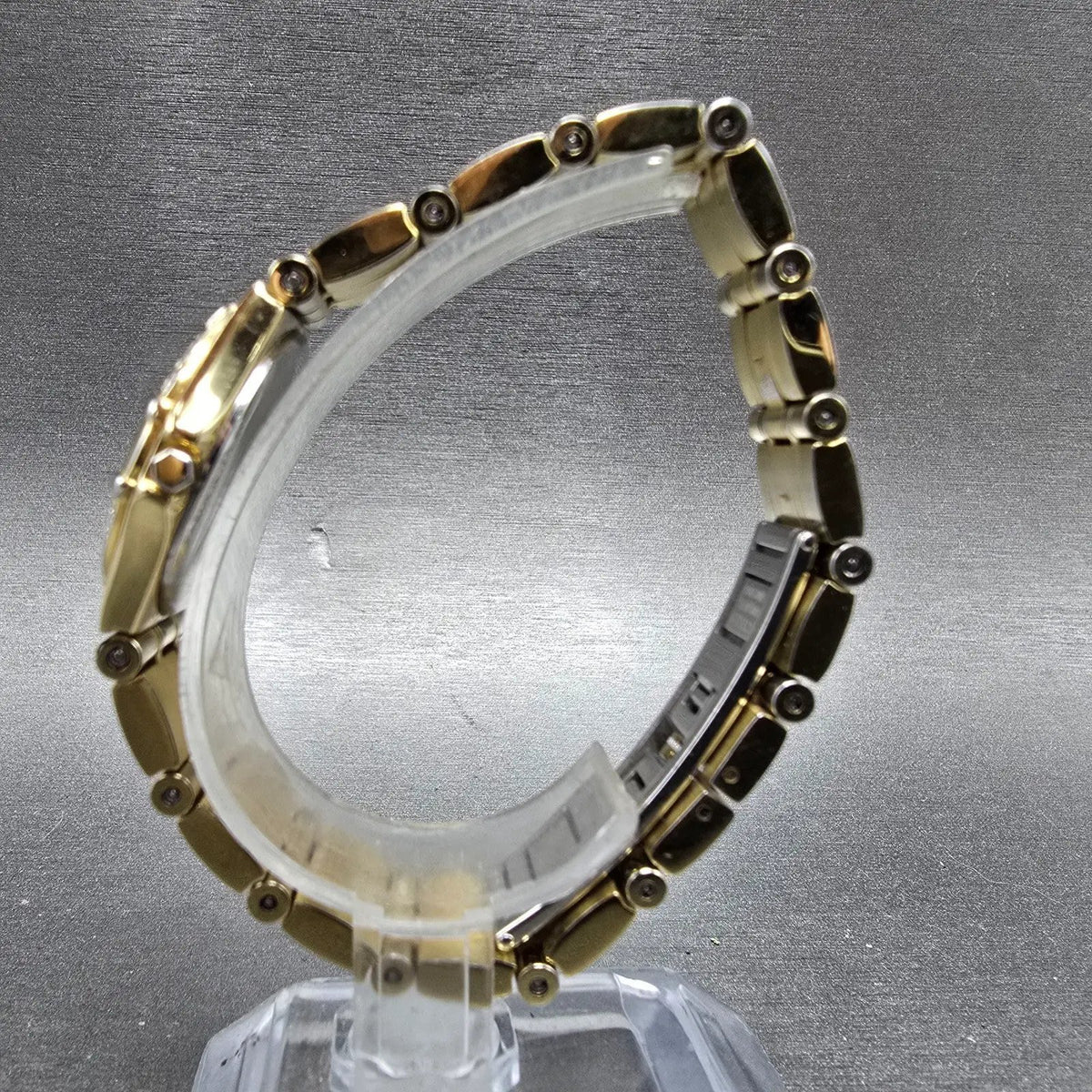 Citizen Eco-Drive Watch Women 25mm MOP Dial Gold Diamonds Round E030-H29751 Runs6