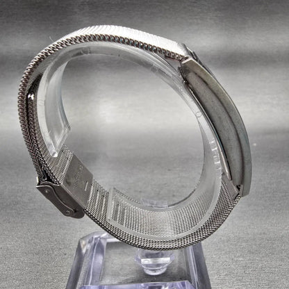 Skagen Denmark Watch Women 20mm Silver Dial Two Tone Rectangle 2SSS New Battery8