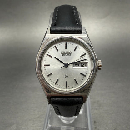 Seiko Watch Women 24mm Silver Dial Silver Tone Daydate 2626-0010 New Battery TG50