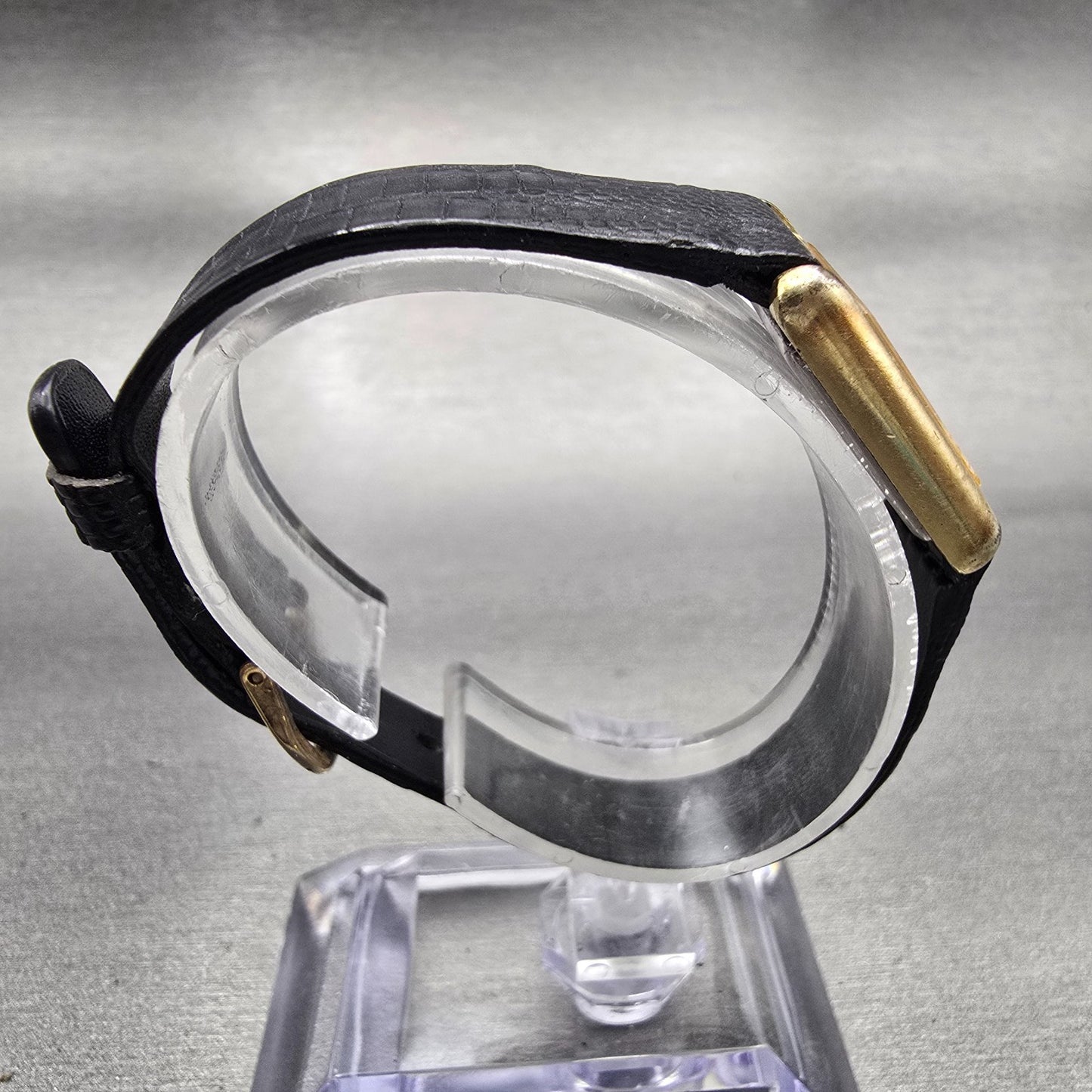 Seiko Tank Watch Women 17mm White Dial Gold Tone Rectangle 1400-5030 New Battery8