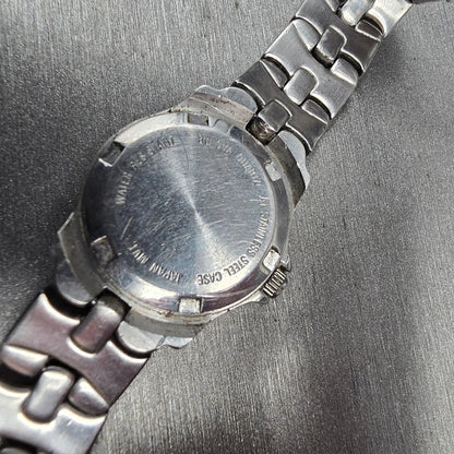 Bulova Marine Star Watch Women 21mm MOP Dial Silver Tone Round 96L44 New Battery10