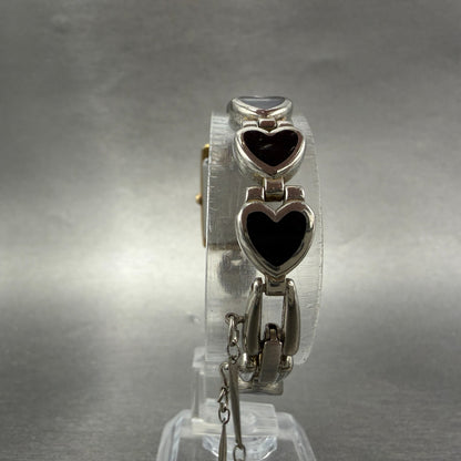 Seiko Tank Watch Women 21mm Champagne Dial Gold Tone 2320-5130 New Battery7