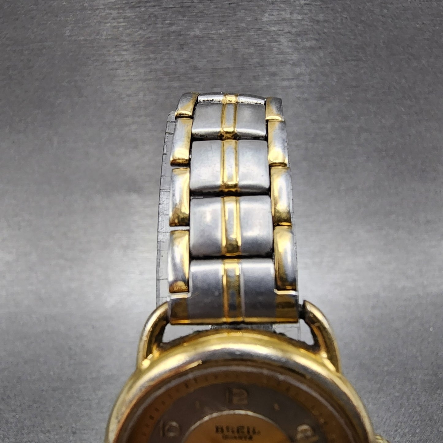 Breil Watch Women 26mm Gold Dial Two Tone Small Seconds Round New Battery4