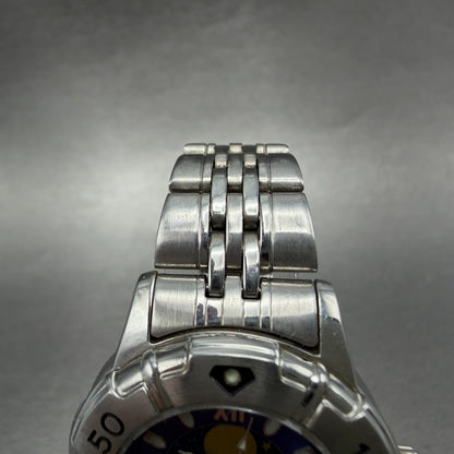 Casio Moonphase Dive Watch Women 31mm Blue Dial Steel Date Round LD-738 NewBat4