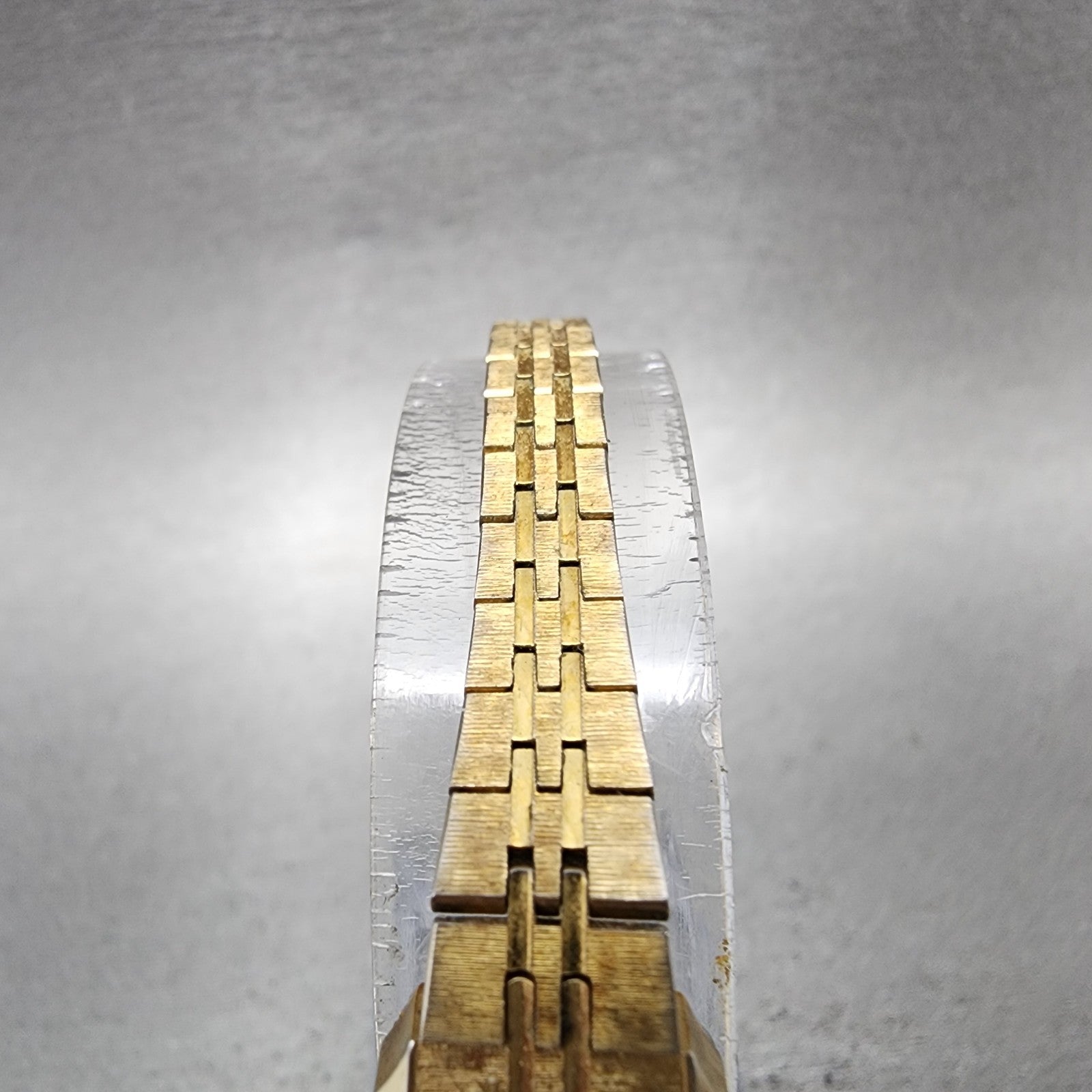 Citizen CQ Tank Watch Women 13mm Champagne Dial Gold Tone Rectangle New Battery4