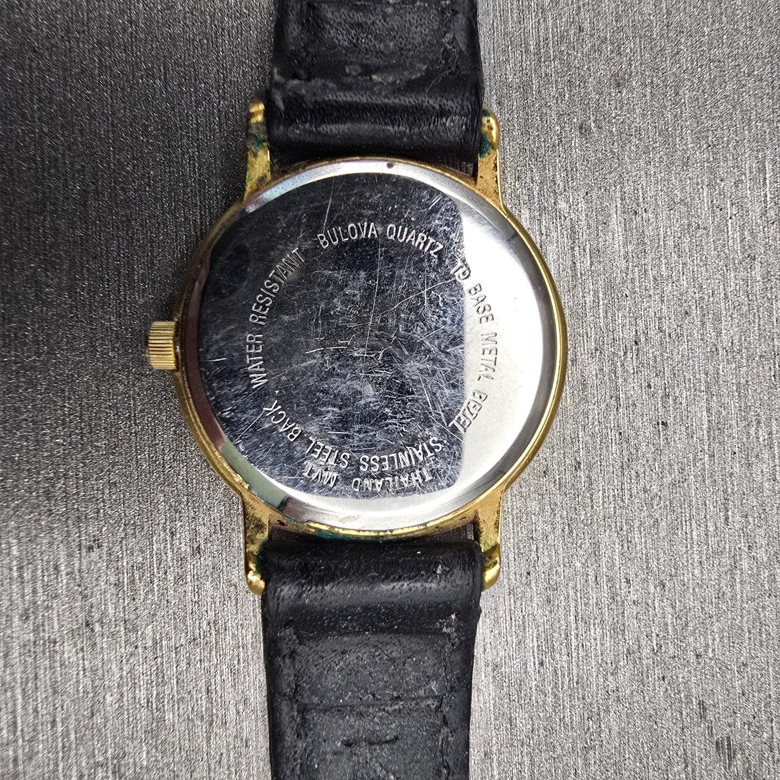 Bulova Watch Women 26mm Champagne Dial Gold Tone Round Vintage New Battery D10