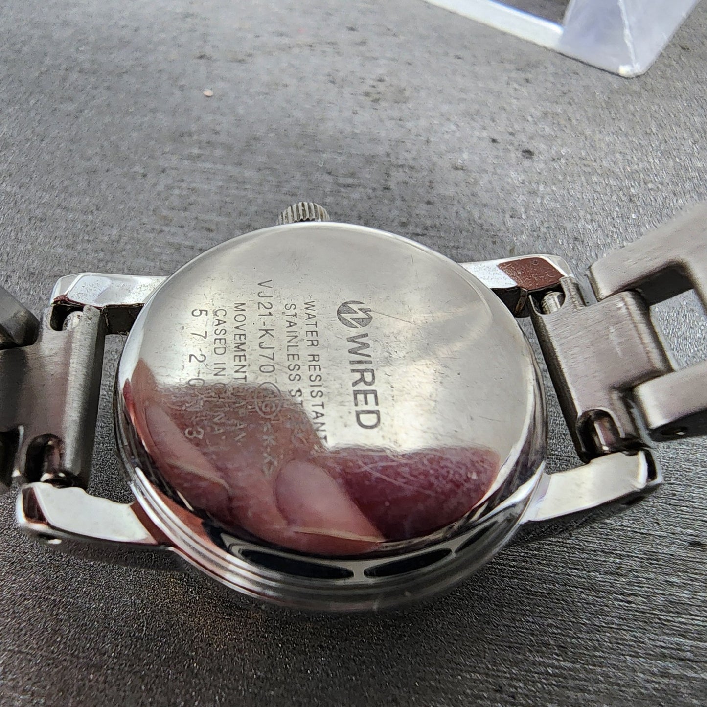 Seiko Wired Watch Women 22mm White Dial Two Tone Round VJ21KJ70 New Battery9