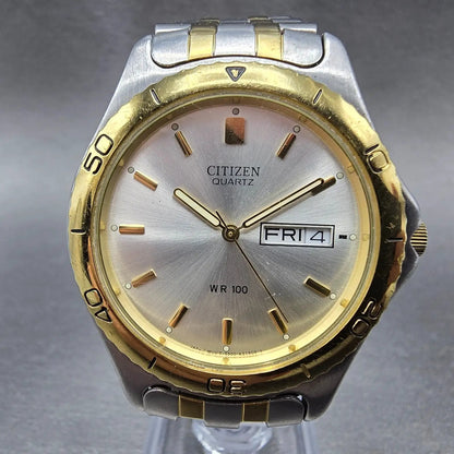 Citizen Watch Men 36mm Silver Dial Two Tone Daydate 5500-K06461 PARTS0