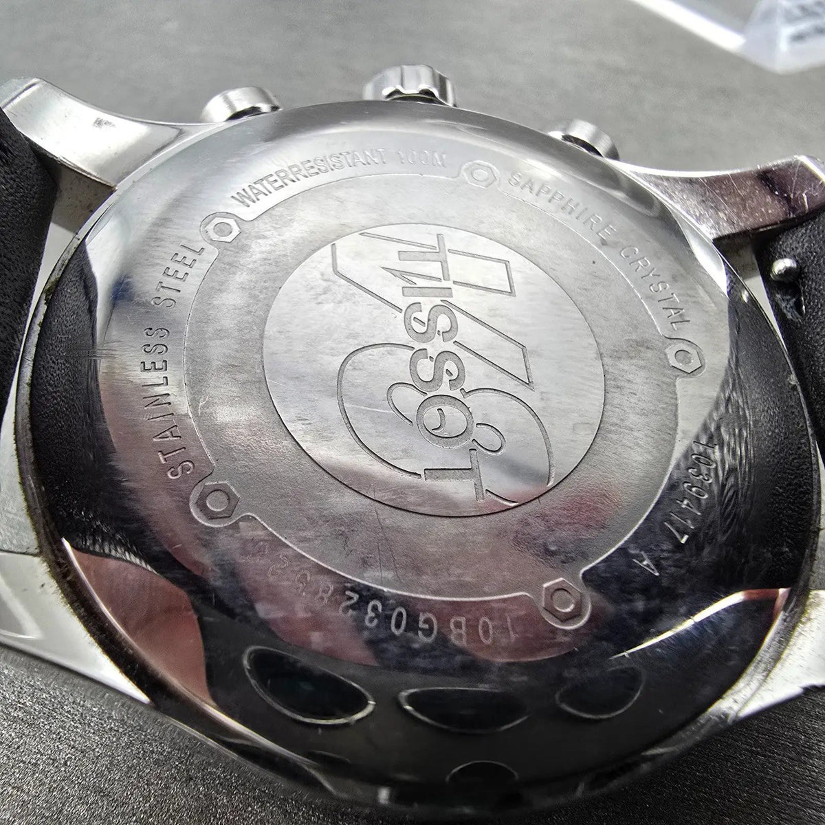 Tissot T-Sport V8 Chronograph Watch Men 43mm White Dial Steel Date New Battery11