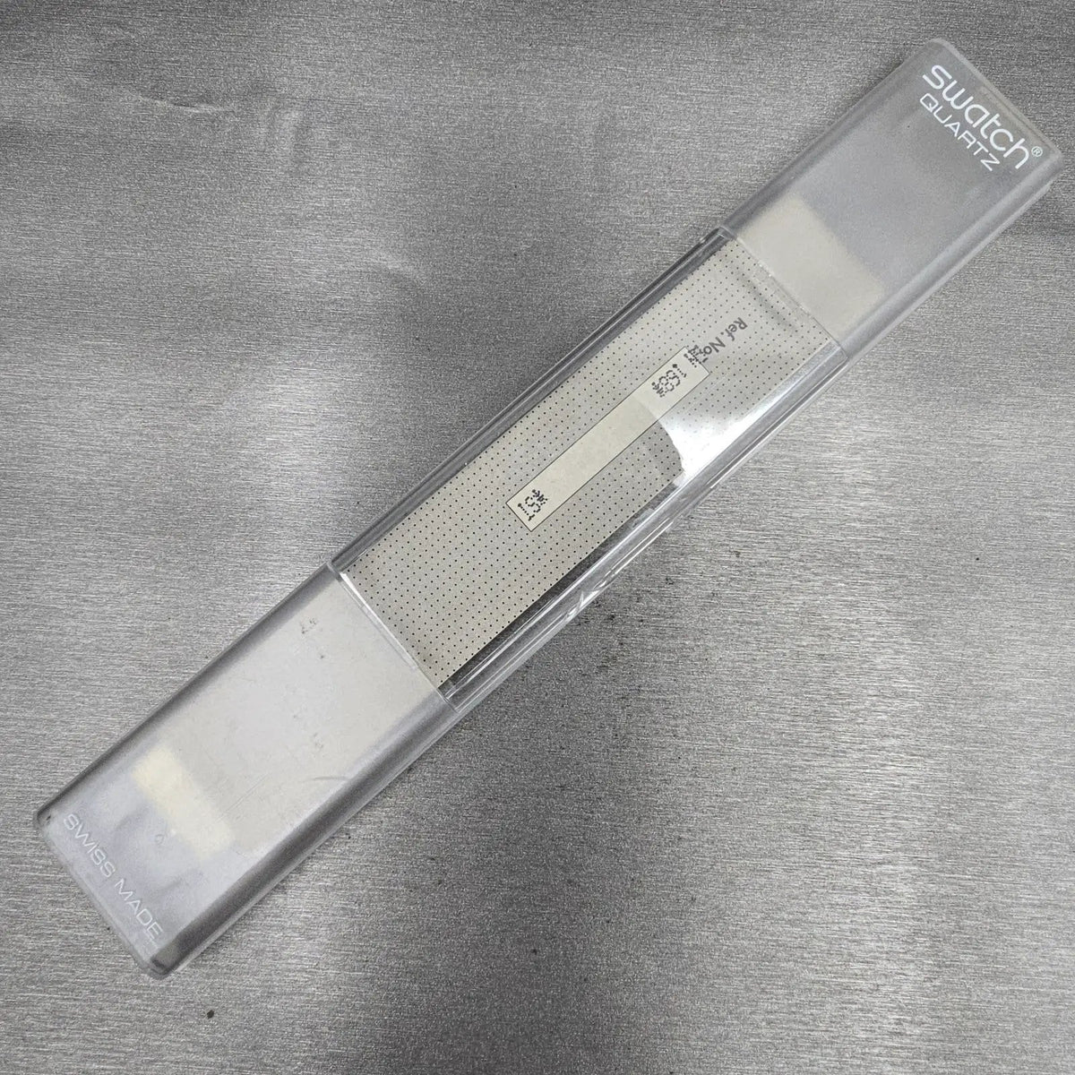 Swatch Twitch Twins Watch Men 33mm Silver Dial Blue Case GN168 New Battery NOS17