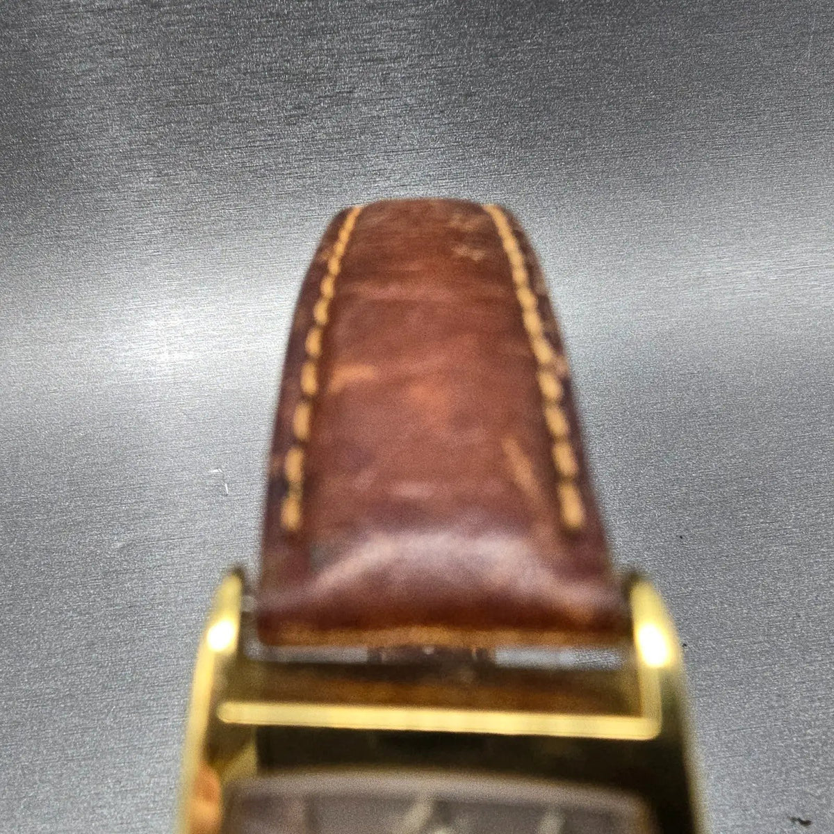 Hamilton Masonic Tank Watch Men 22mm Silver Dial Gold Small Seconds 6172 PARTS5