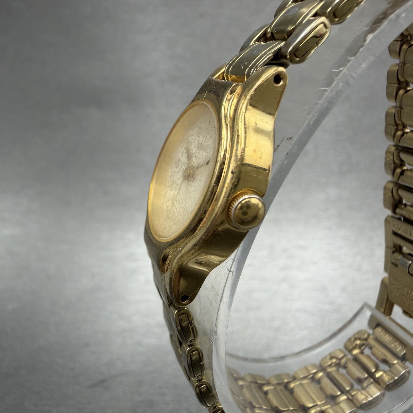 Seiko Watch Women 19mm Cream Dial Gold Tone Round 1N010K30 New Battery2