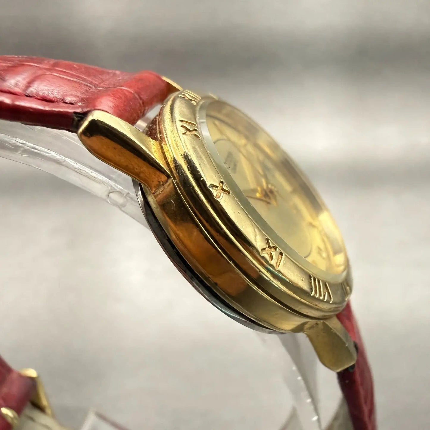 Citizen Watch Women 24mm Gold Dial Gold Tone Date Round 1012-S022703 New Battery3