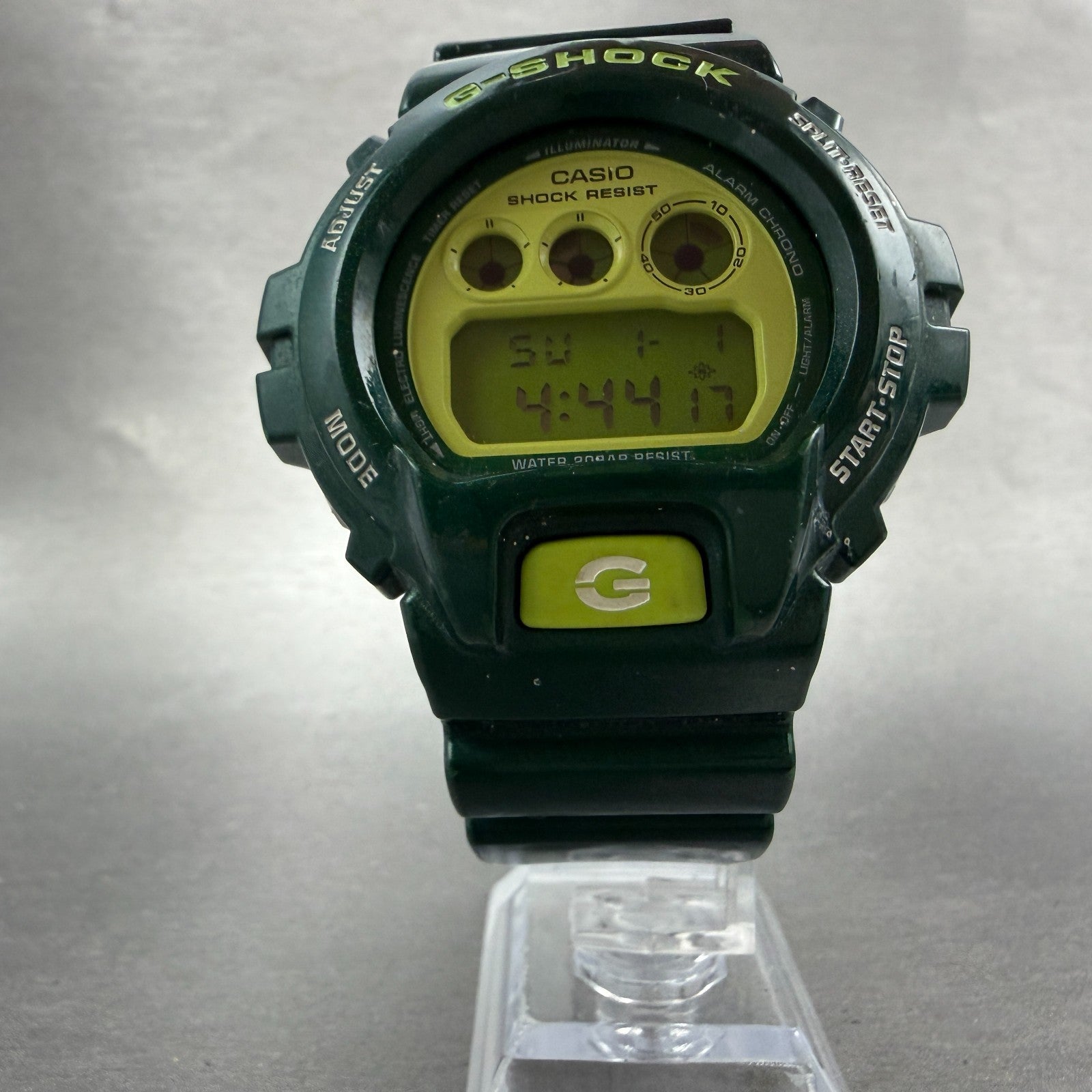 Casio G-Shock DW-6900CC Watch Men 50mm Digital LCD Green  Alarm Chrono New Batte11