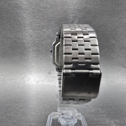 Seiko Alba Analog Digital Watch Men 32mm White Dial Silver Alarm Chrono READ!!!!7