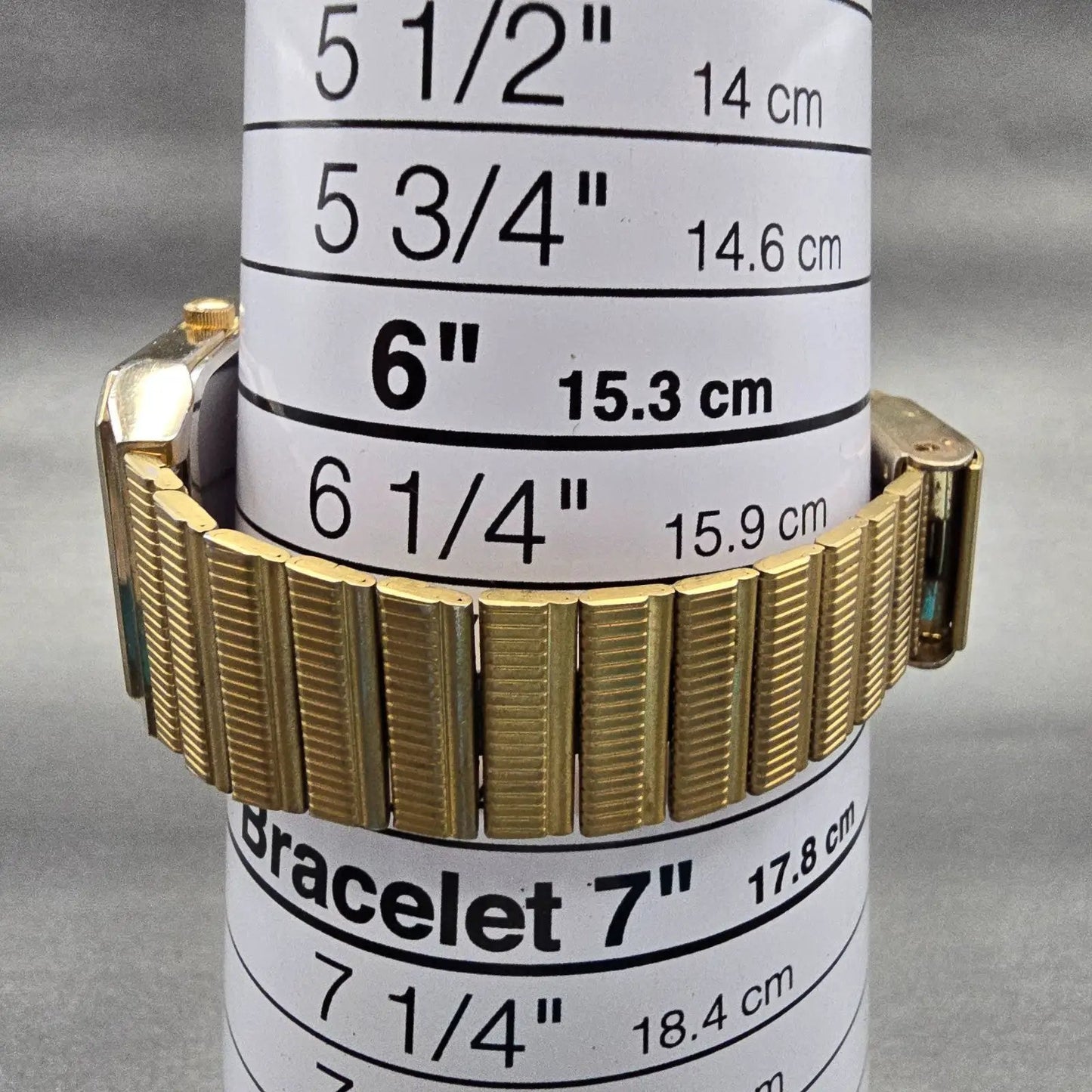 Citizen CQ Watch Men 27mm Gold Dial Gold Tone Rectangle 4031-986351 New Battery9