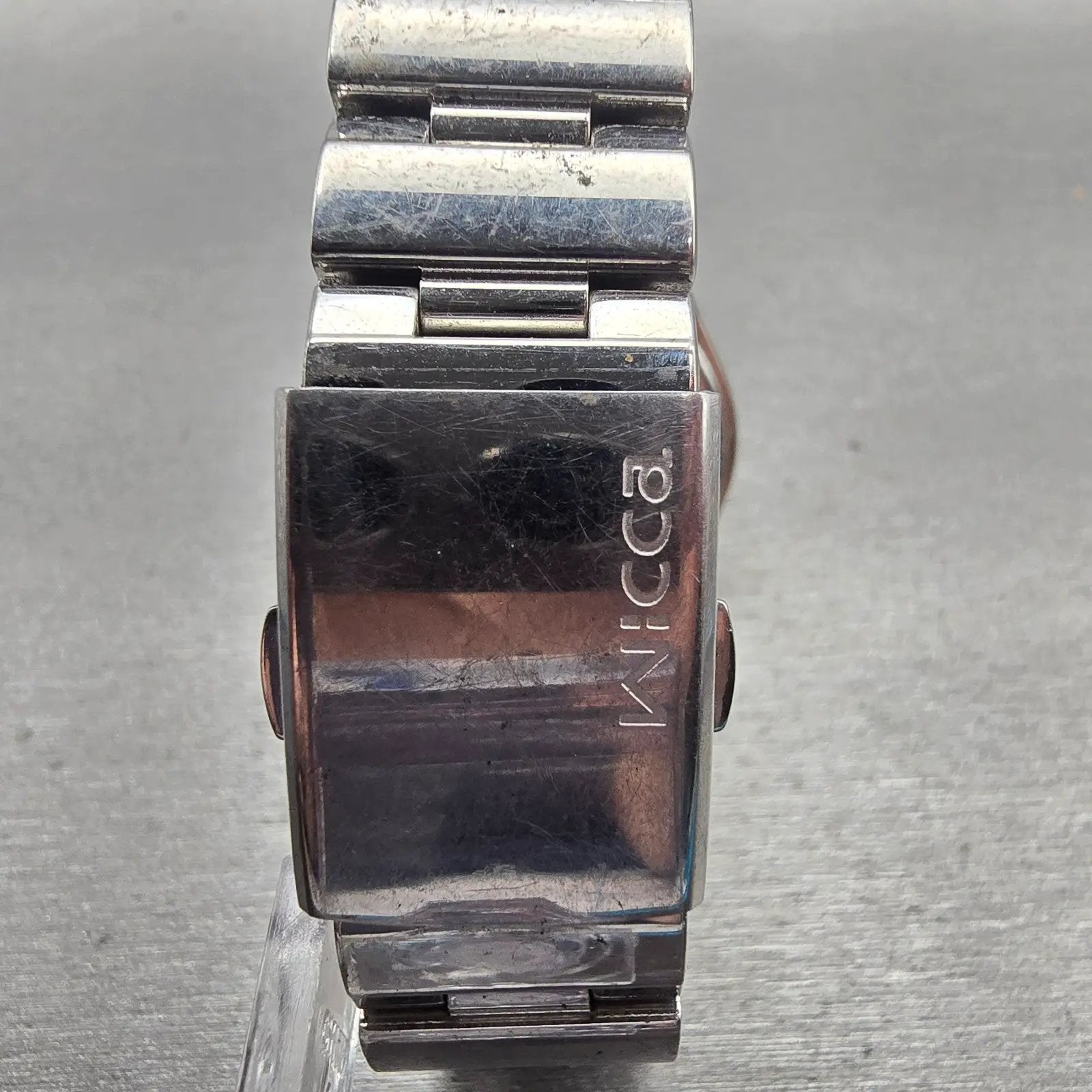 Citizen Wicca Watch Women 30mm Purple Dial Silver Daydate 6329-L19508 New Batt7