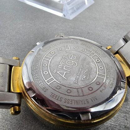 Invicta Angel Watch Women 36mm Silver Dial Two Tone Daydate 20470 New Battery8