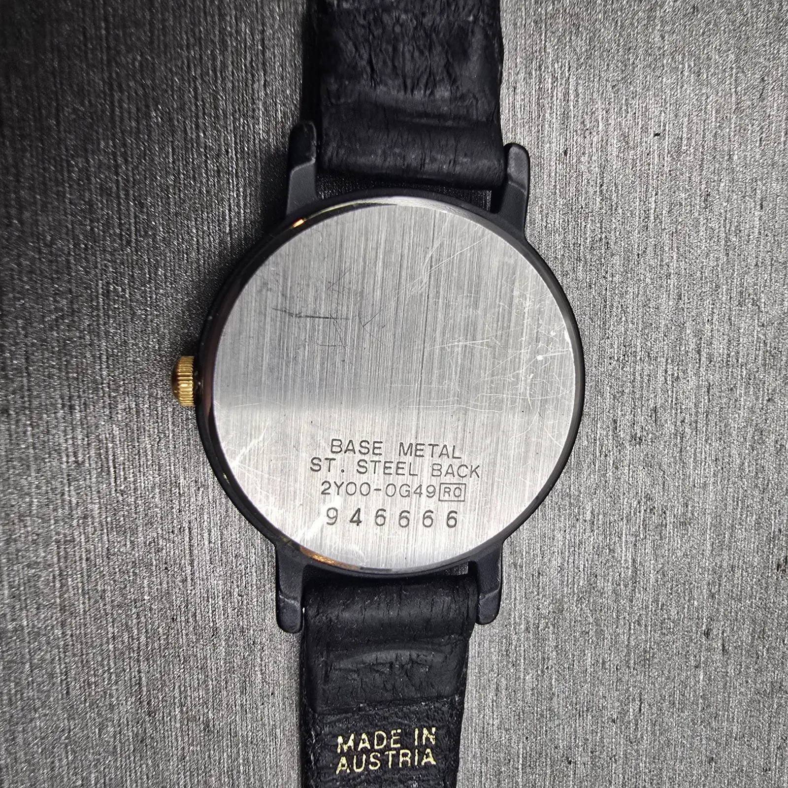 Seiko Watch Women 20mm Black Dial Black Tone Round 2Y00-0G49 New Battery Vintage10