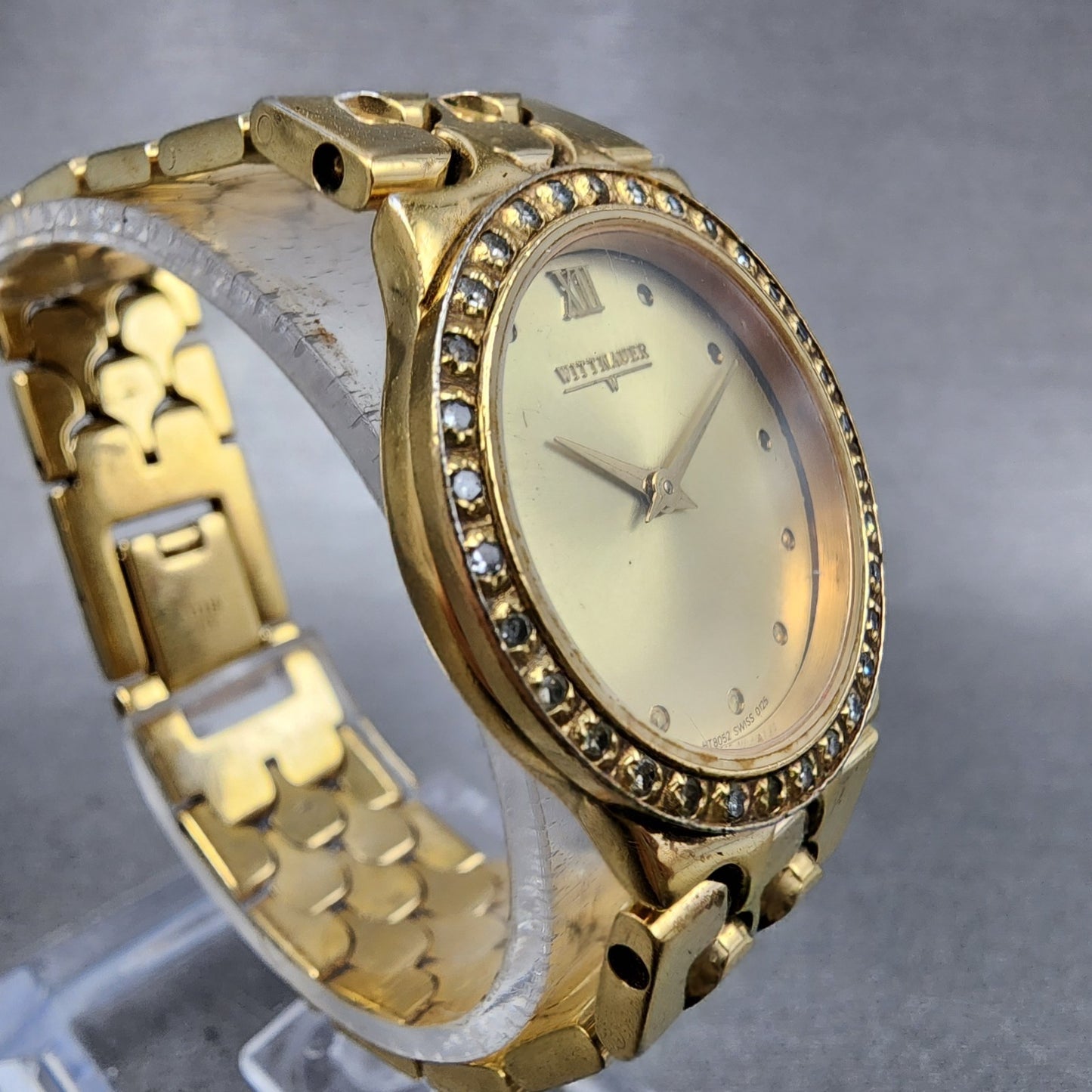 Wittnauer Watch Women 25mm Champagne Dial Gold Tone HT8052 0125  PARTS