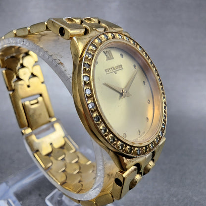 Wittnauer Watch Women 25mm Champagne Dial Gold Tone HT8052 0125  PARTS