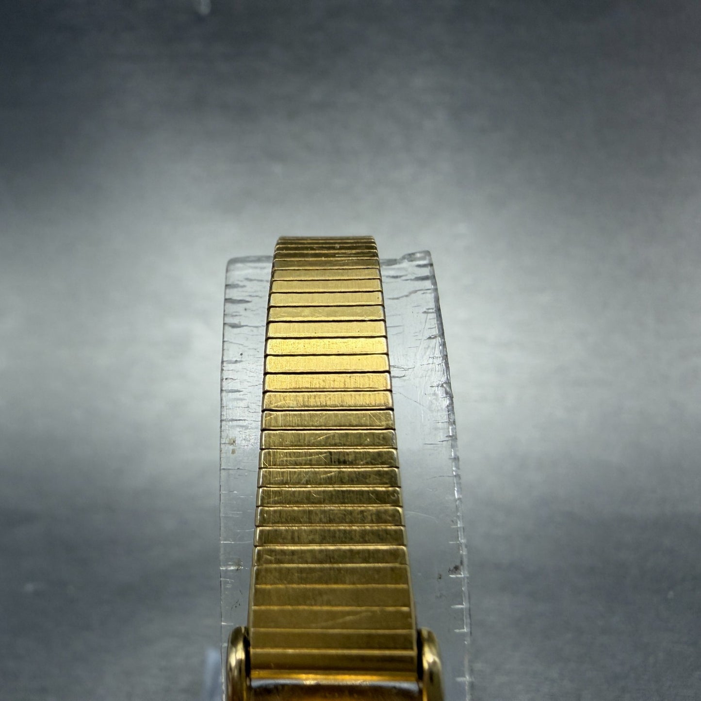 Seiko Watch Women 17mm Champagne Dial Gold Tone Rectangle 2Y01-5A60 New Battery4