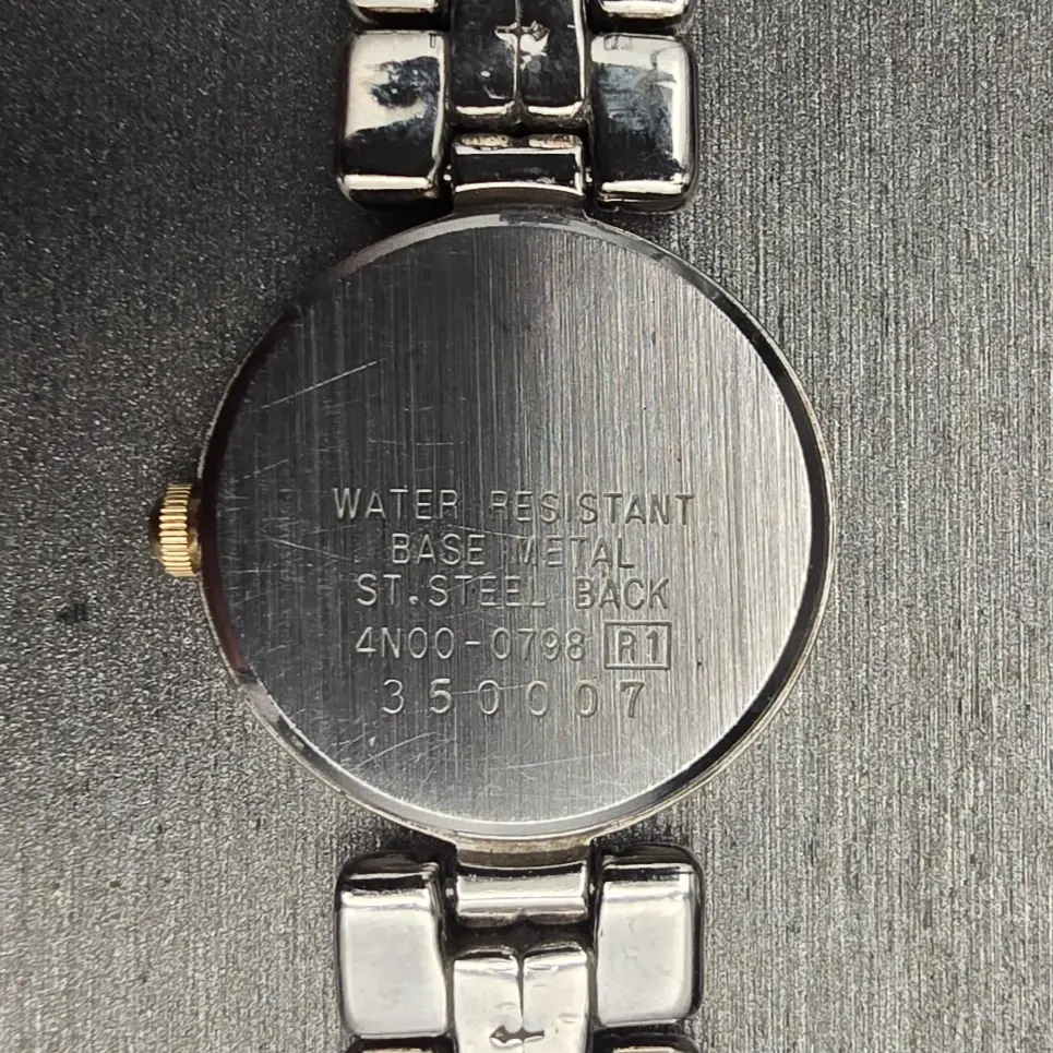 Seiko Watch Women 21mm White Dial Silver Tone Round 4N00-0798 New Battery VTG10