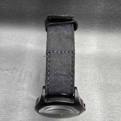 Nixon The Mod Watch Men 39mm Gray Dial Black Tone Round Leather Band New Battery4