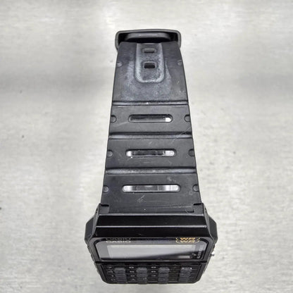 Casio Calculator CA-53W Watch Men 34mm Black Alarm Chronograph New Battery F4