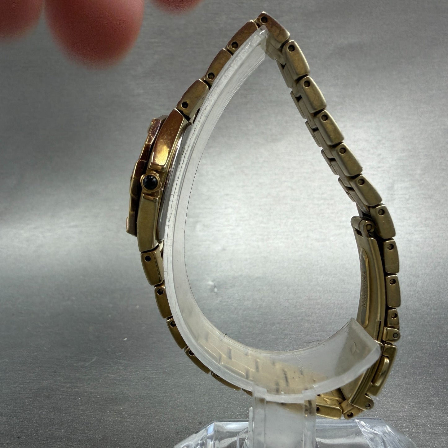 Seiko Coutura Watch Women 23mm Gray Dial Gold Tone 1N01-0lE0 New Battery ABC6