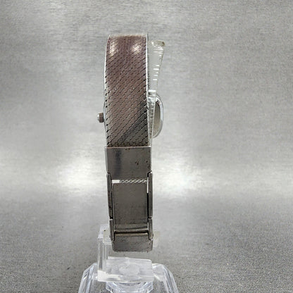 Rado Silky Watch Women 22mm Silver Dial Stainless Steel Rectangle Manual Wind7