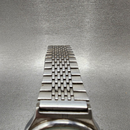 Orient Swimmer Watch Men 35mm Silver Dial Silver Tone Date Round New Battery4