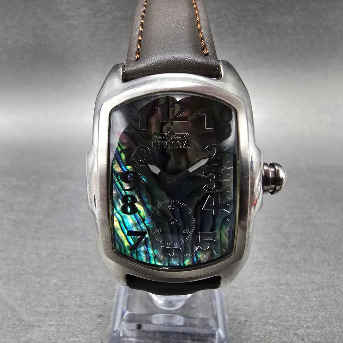 Invicta Lupah Watch Women 29mm Abalone Dial Silver Small Seconds 2592 New Batt0