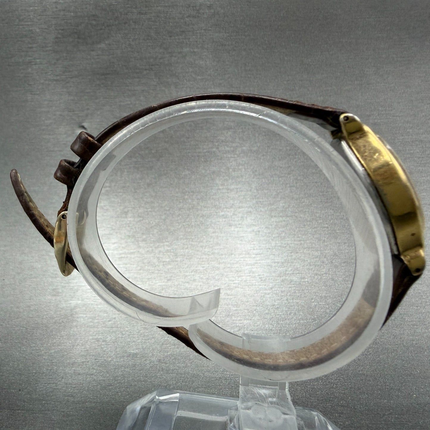 Pulsar Watch Women 17mm White Dial Gold Tone Oval V810-5920 New Battery8