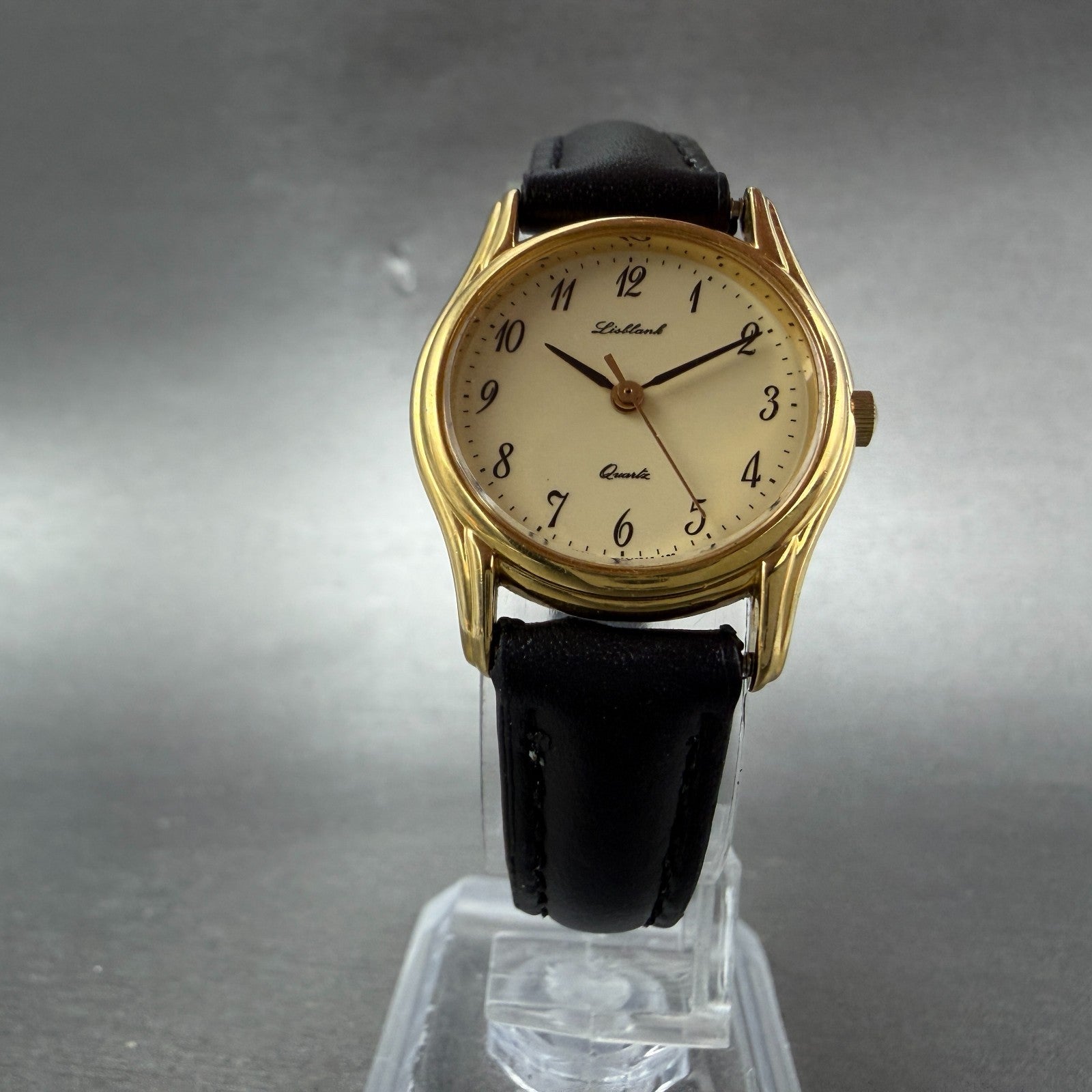 Orient Lisblank Watch Women 24mm Cream Dial Gold Tone Round D855BA-00 New Batt5